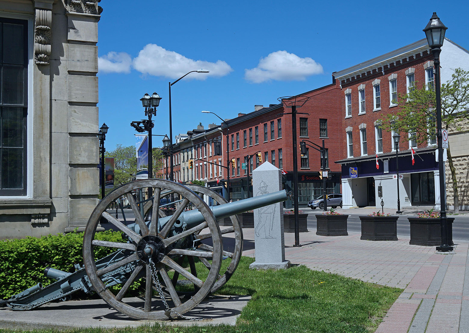 2BXK1FH Cobourg, Ontario, Canada - June 7, 2020:  This small town east of Toronto is proud of its historic heritage and preserves numerous buildings from the